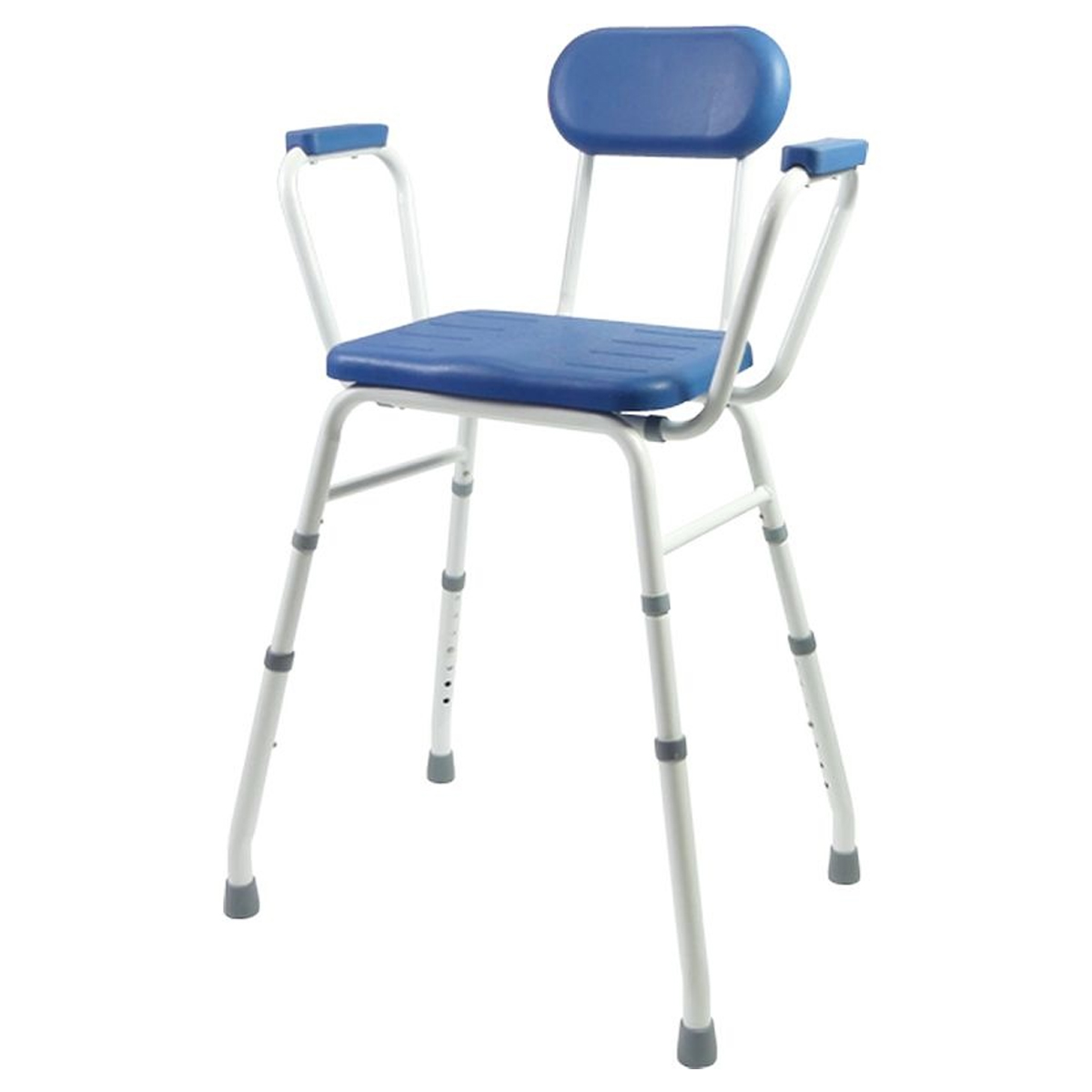 Silla de ducha con acolchado color azul ref 812057